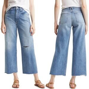 SLVRLAKE Grace Crop Rockaway High Rise Wide Leg Jeans Women’s Size 29